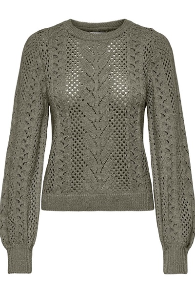 Only Onlmary Lıfe Ls Glıtter O-Neck Knt Kadın Kazak 15328505 Kalamata 