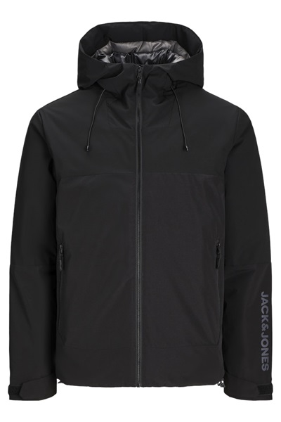 Jack & Jones Jcoaıden Transıtıonal Jacket Sn Erkek Mont 12260486 JJ PRINT/Black