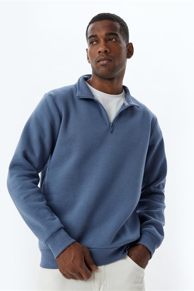 Koton Erkek Sweat 5WAM70002MK MAVİ