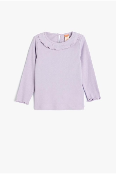 Koton Kız Bebek Sweat 5WMG10001AK LİLA