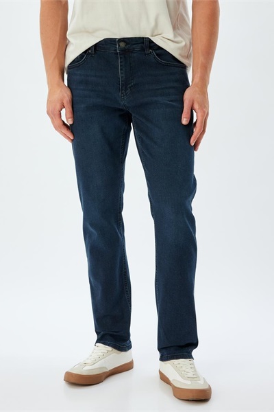 Koton Erkek Jean Pantolon 5WAM40176ND KOYU İNDİGO