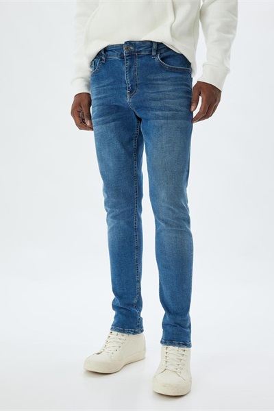 Koton Erkek Jean Pantolon 5WAM40077ID ORTA İNDİGO