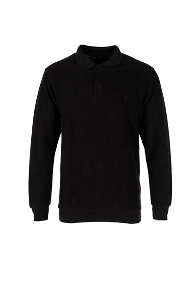 Polo Yaka  Erkek Sweat 108 Siyah