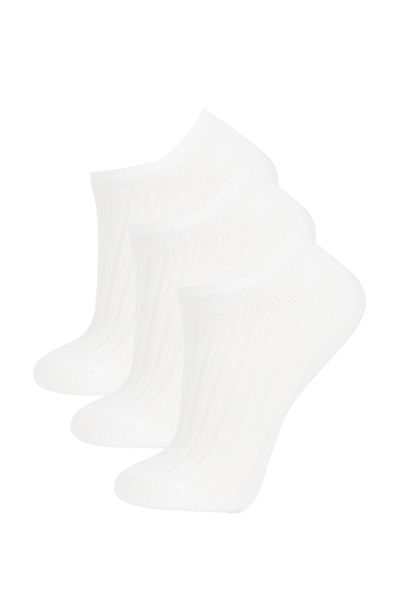 Defacto Kadın Kısa Çorap Z8628AZ/WT1 WHITE (000)