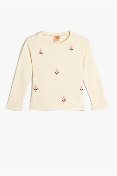 Koton Kız Bebek Body 5WMG10184AK EKRU