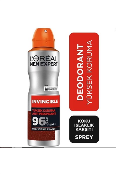 Expert Invıncıble Koku Ve Islaklık Deo 150Ml Men STD