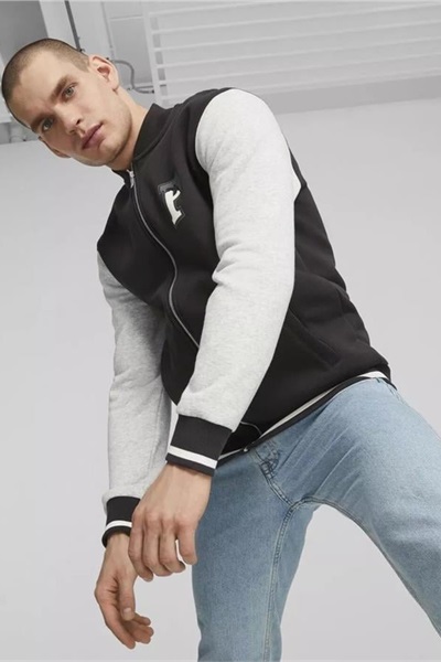 Puma Puma Squad Track Jacket Fl Erkek Sweat 676018-01 BLACK