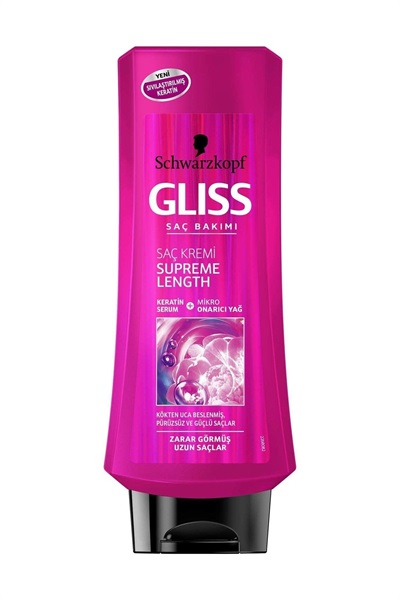 Saç Kremi 360 ml Zarar Görmüş Saçlar Glıss STD