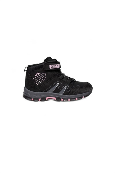 Scor-x Filet 109  Çocuk Bot DL04B109 Cilt Siyah Pembe