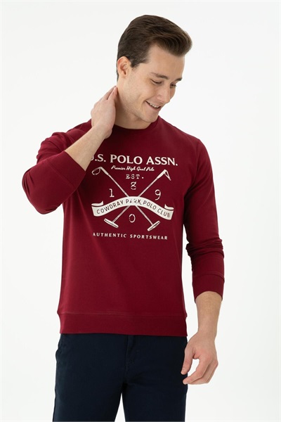 BESTER Us Polo Assn Erkek Sweat 1668120 Bordo