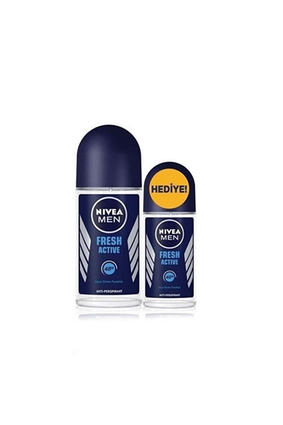 Men Erkek Roll-On Deodorant Fresh 50 Ml + Mini Roll-On Fresh 25 Ml Set Nivea STD