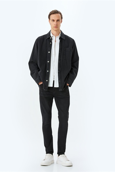Koton MICHEAL Skinny Erkek Jean  Pantolon 5SAM40043ID SİYAH