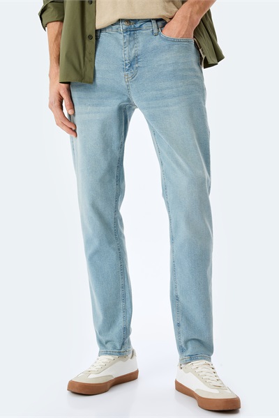 Koton MICHEAL Skinny Erkek Jean  Pantolon 5SAM40047ID AÇIK İNDİGO