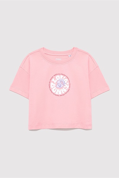 Mavi Lola Bunny Baskılı Kız Çocuk T-Shirt M7610290-71027 Sea Pink