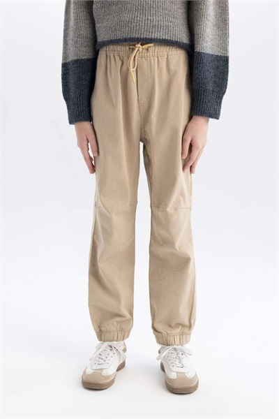 Defacto Erkek Çocuk Kanvas Pantolon B6713A8/BG732 BEIGE