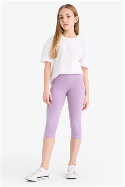 Defacto Kız Çocuk Tayt B5656A8/PR254 LT.PURPLE