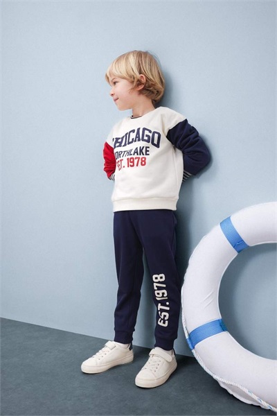 Defacto Erkek Bebek  Sweat Takım D7739A5/NV256 NAVY