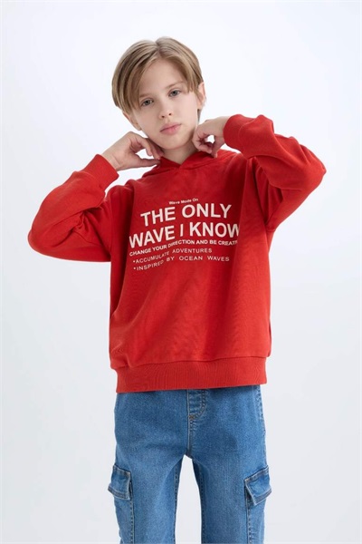 Defacto Erkek Çocuk  Sweat D7399A8/RD65 RED