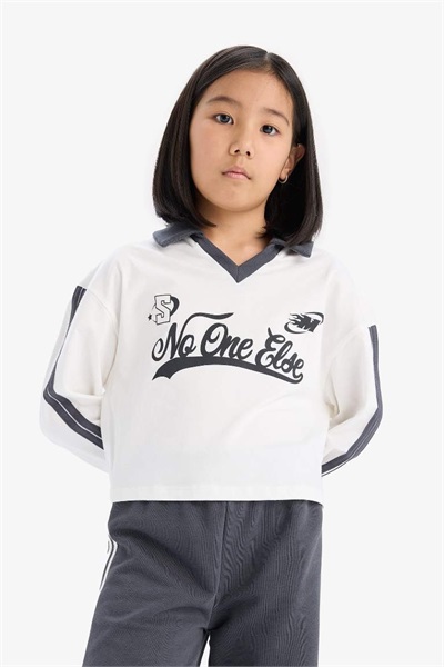 Defacto Kız Çocuk  Sweat Takım D9471A8/ER85 ECRU