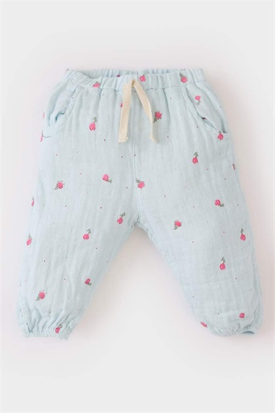 Defacto Kız Bebek  Eşofman Alt D9093A5/BE61 LT.BLUE