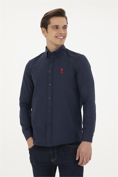 GOX024Y US Polo Assn Erkek Gömlek 1829675 Lacivert