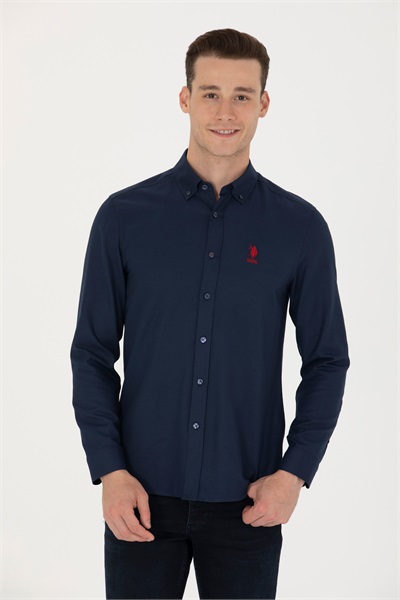 Nova023K Us Polo Assn Erkek Gömlek 1672542 Lacivert