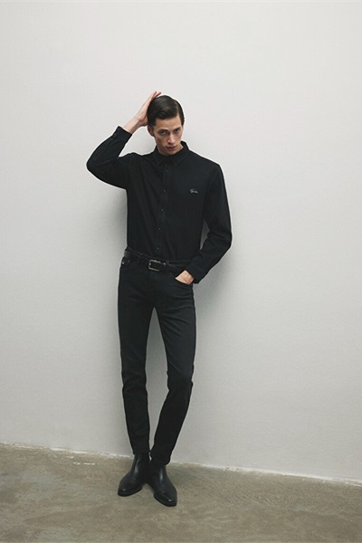 Mavi Jake Erkek Jean Pantolon M0042286544 Deep Smoke Lux Black