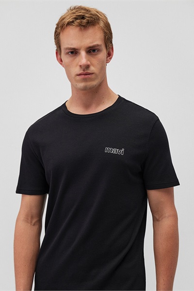 Mavi Basıc Erkek T-Shirt M0610360-900 Siyah
