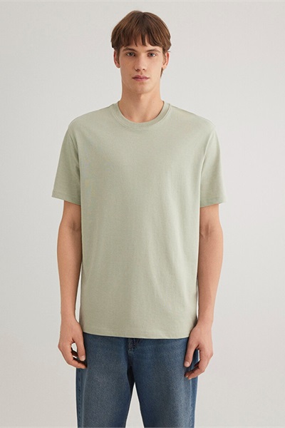 Mavi Kısa Kol Erkek T-Shirt M066249-85873 Desert Sage