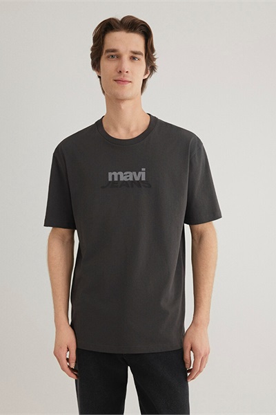 Mavi Jeans Erkek T-Shirt M0612355-80955 Demir Gri