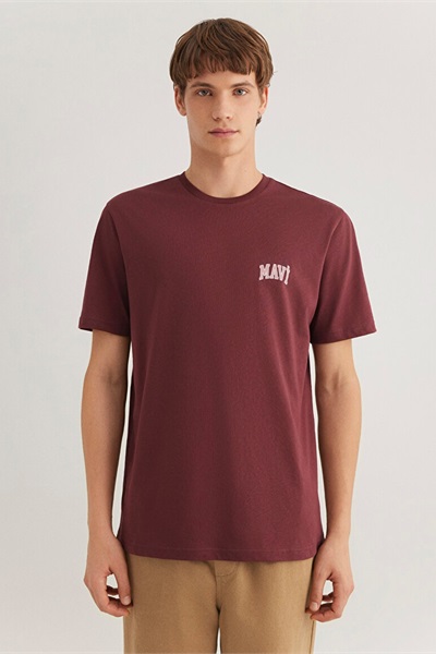 Mavi Logo Tişört Red Mahogany Erkek T-Shirt M0611714-70396 Red Mahogany