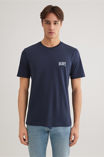 Mavi Logo Tişört Derin Lacivert Erkek T-Shirt M0611714-70497 Derin Lacivert
