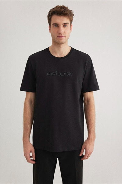 Mavi  Erkek T-Shirt M0612527-900 Siyah