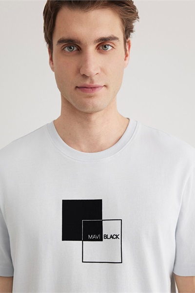 Mavi  Erkek T-Shirt M0612543-70793 Illusion Blue