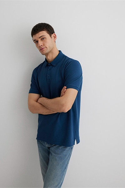 Mavi Polo Erkek T-Shirt M063247-80705 Okyanus Mavi