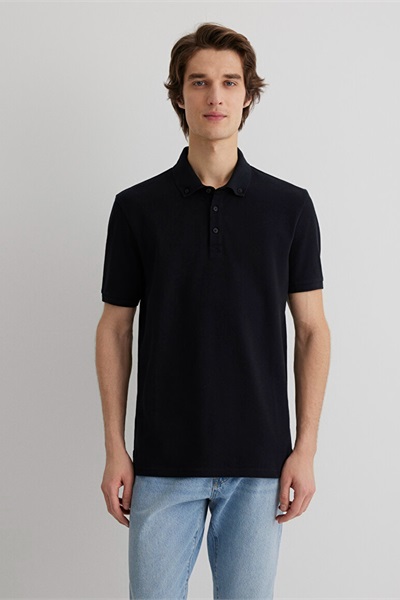 Mavi Polo Erkek T-Shirt M063247-900 Siyah