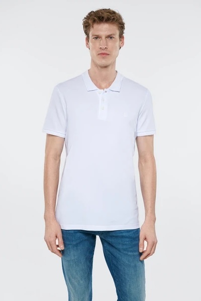 Mavi Polo Erkek T-Shirt M064946-27879 Beyaz