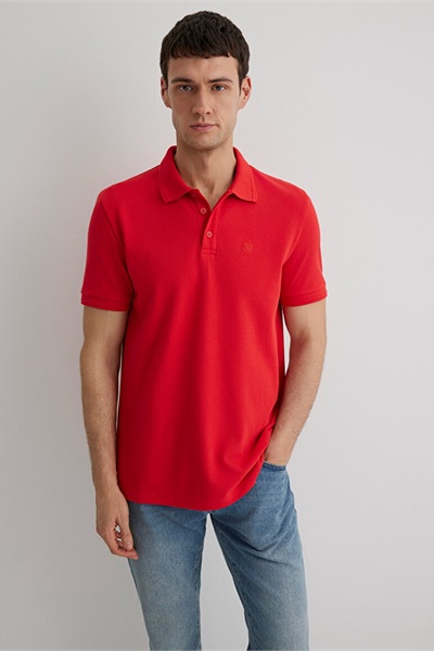 Mavi Polo Erkek T-Shirt M064946-70471 Kırmızı