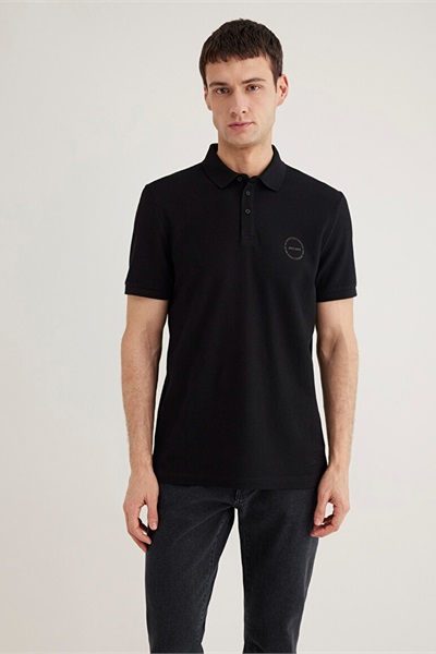 Mavi Polo Erkek T-Shirt M0610305-900 Siyah