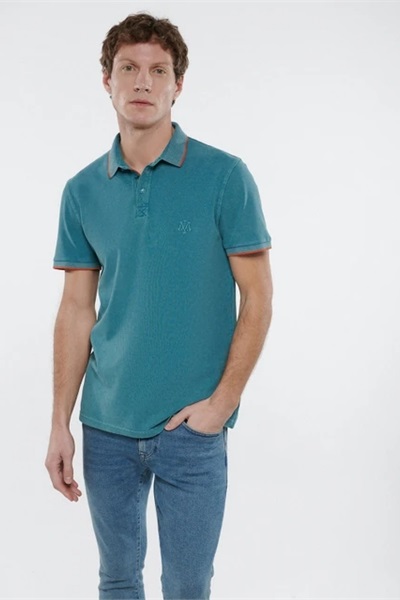 Mavi Polo Erkek T-Shirt M065920-30708 Petrol Yeşili