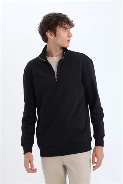 Defacto Erkek Sweat X7405AZ/BK81 BLACK