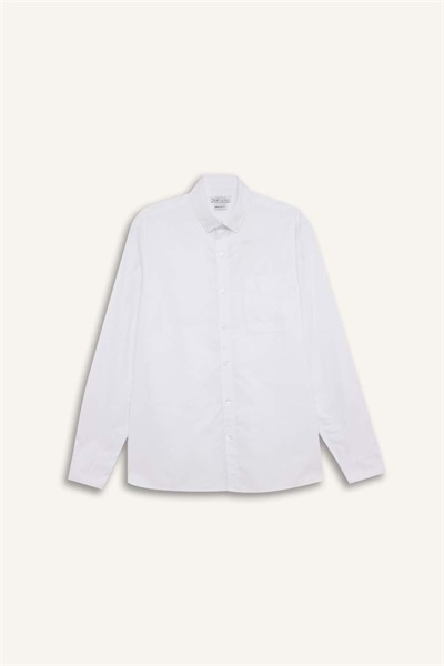 Defacto Erkek Uzun Kol Gömlek A8028AX/WT34 WHITE
