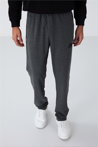 Tommy Life Düz Paça Erkek Eşofman Alt T06ER-84669 ANTRASIT MELANJ