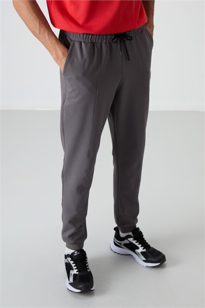 Tommy Life Erkek Eşofman Alt T15ER-82123_01 KOYU GRİ