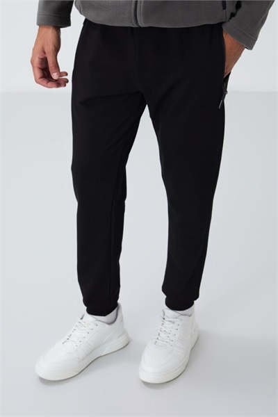Jogger Paça Erkek Eşofman Alt T06ER-84651 Siyah