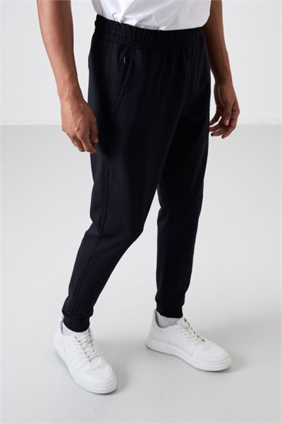 Erkek Eşofman Jogger T13ER-84990_01 Lacivert