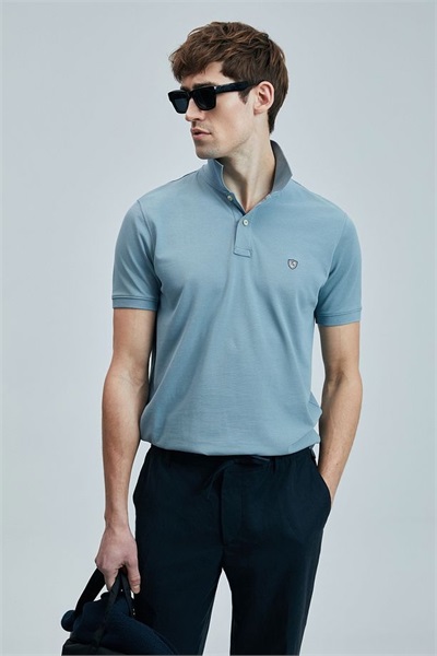 Lufian Laon Erkek T-shirt 111040206 SU YEŞİLİ
