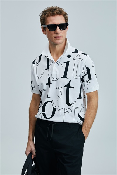 Lufian Dıamond Erkek T-shirt 111040219 BEYAZ