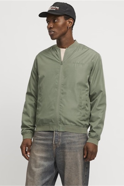 Jack & Jones Jjzack Bomber Erkek Ceket 12269097 Agave Green