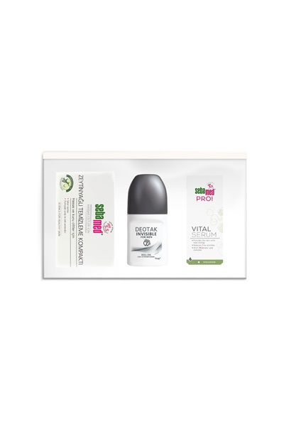 Bakım Kiti Gri(Erkek deo+Serum+Sabun) Sebamed STD